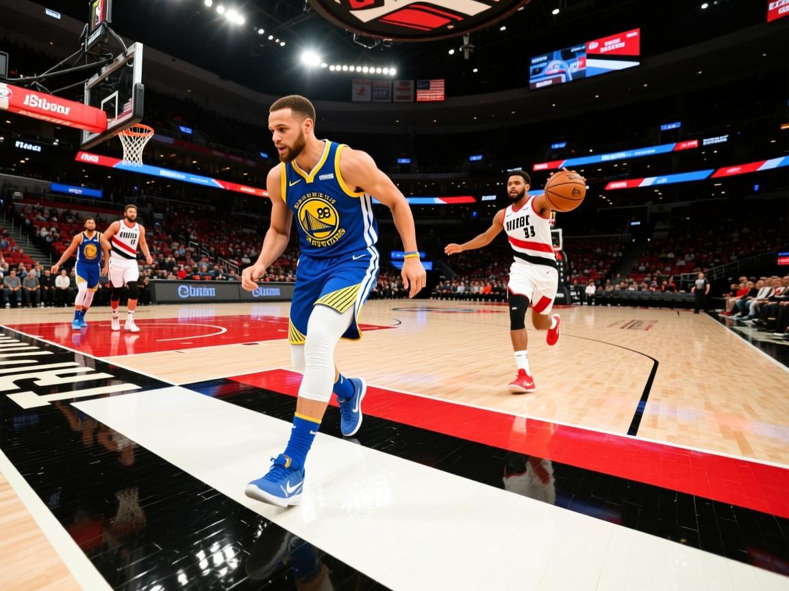 勇士主场惜败开拓者，库里表现出色